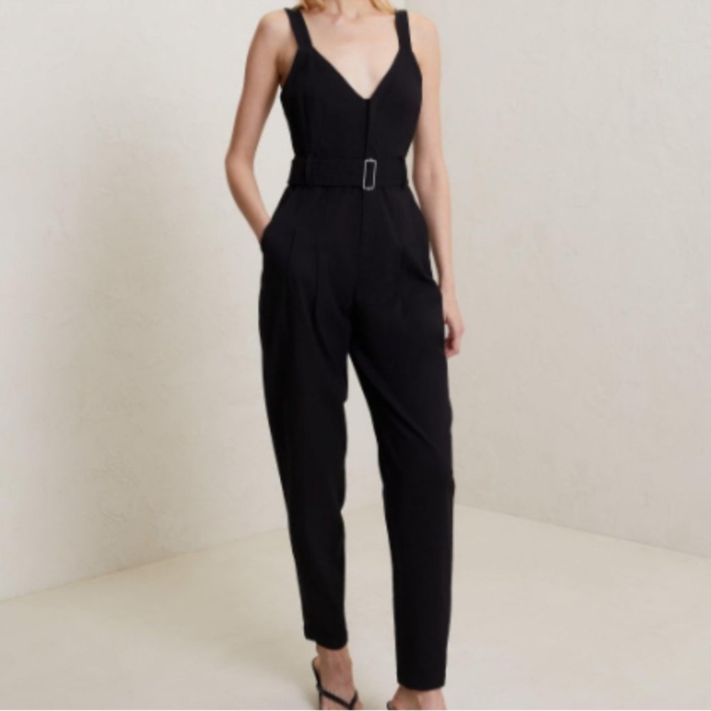A.L.C.
Carmen Belted Linen Blend Jumpsuit